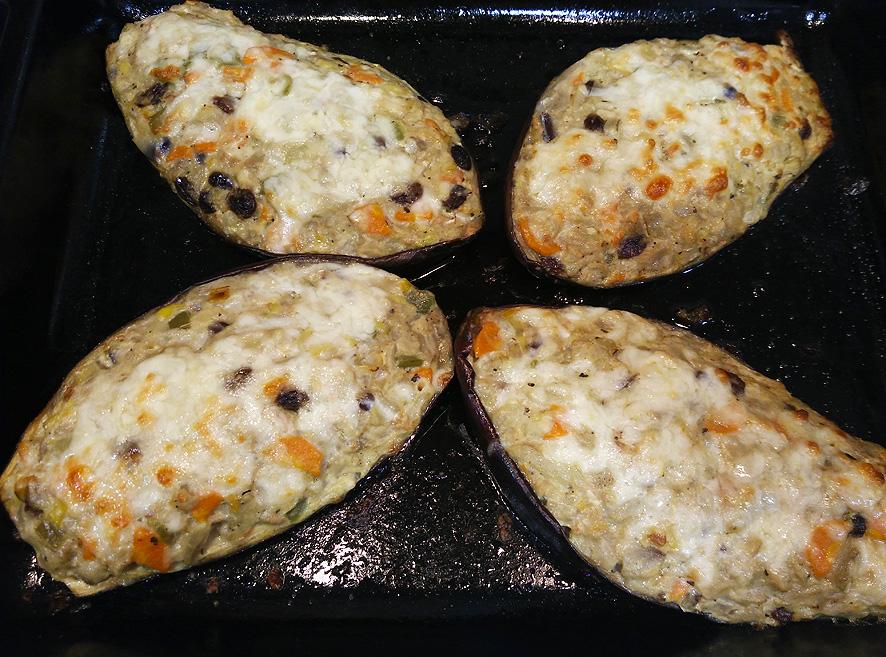Berenjenas rellenas vegetarianas Portal Jardin