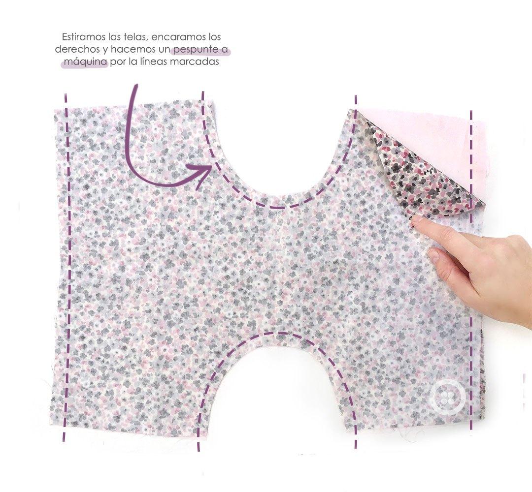 Braguita cubrepañal de bebé DIY - Tutorial y patrón