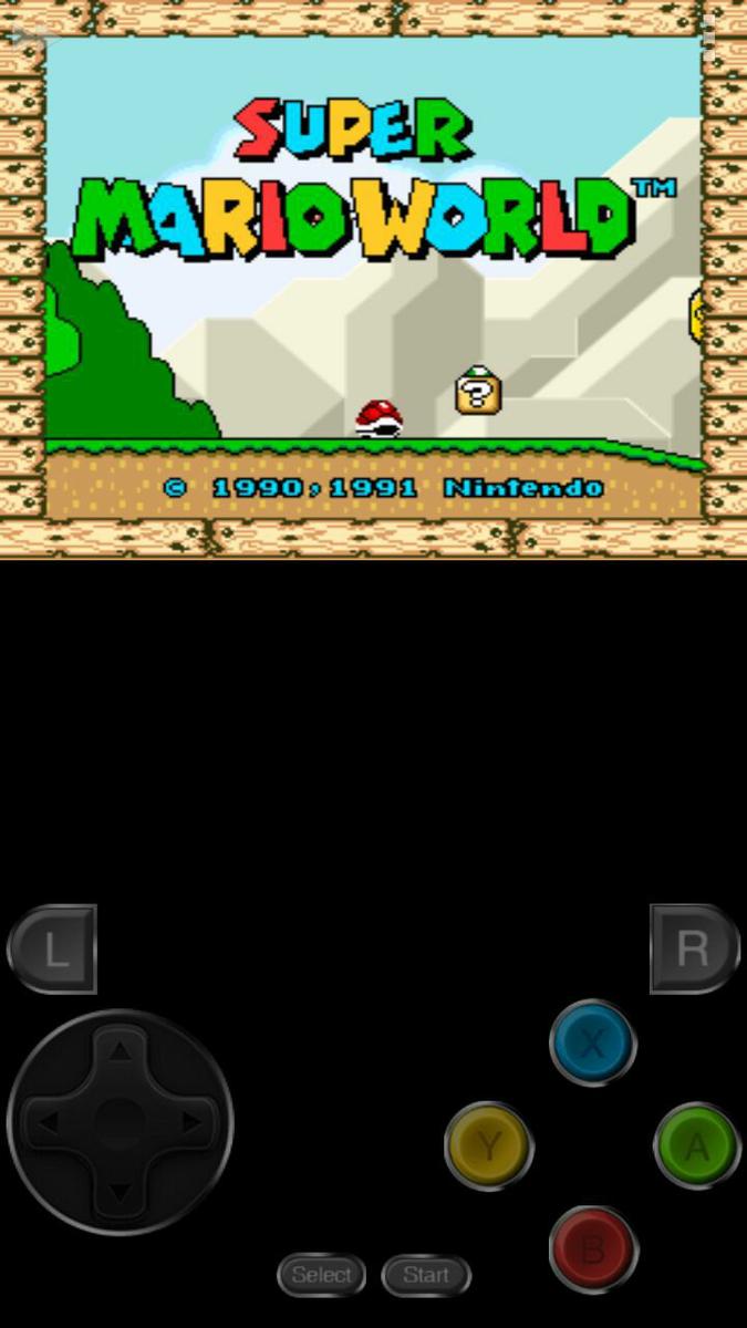 Super Mario en Android SNES