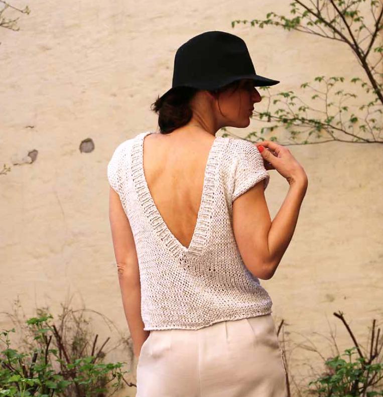 7 camisetas de punto para tejer este verano