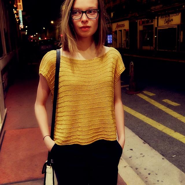 7 camisetas de punto para tejer este verano