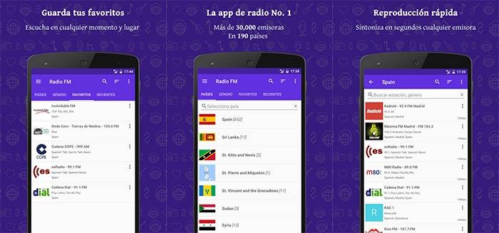 Radio FM - Emisoras gratuitas