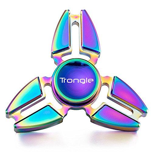 SEGURO Hand Spinner Tri Fidget Juguete 1-3 Minutos Metal Mano Spinner EDC Focus Toy Bolsillo Dedo Juguete para Niños Jóvenes Adultos