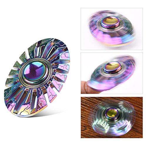 Rotámetro para los Nervios de Toys Rainbow Thor Butterfly Fish Rotámetro EDC de Alta Velocidad Hasta 4-6.5 Minutos El Mejor Regalo para Niños y Adultos Ayuda Anti-Ansiedad Enfoque Aburrimiento y Reductor de Estrés (Colorido)
