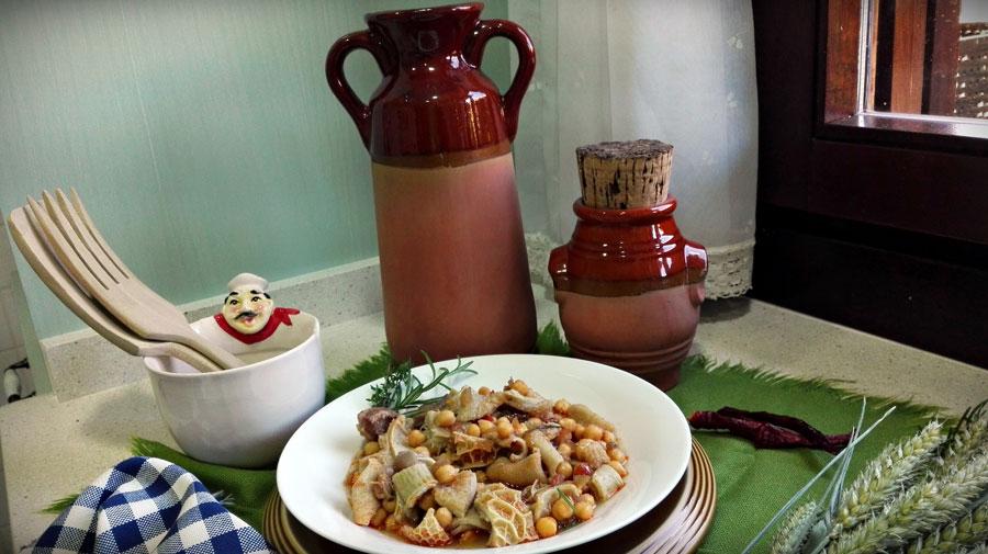 Garbanzos con callos