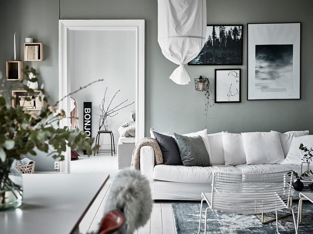 Paredes_verde_soft_casa_con_carácter_decoración_interiorismo_detalle_pared_pintada_salón