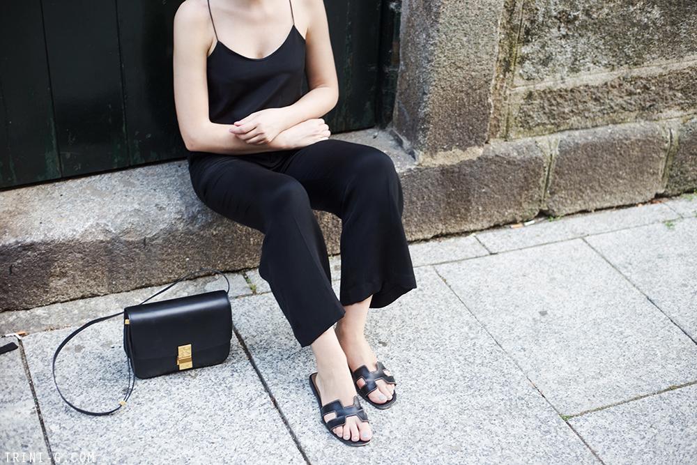 Trini | Tibi camisole Theyskens Theory trousers