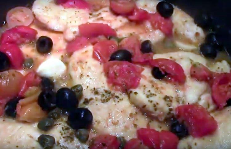 Pollo a la Puttanesca (Cocina Italiana)