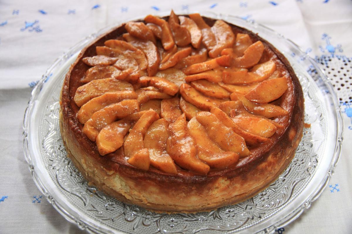 Cheesecake de melocotón y vainilla (7)-min