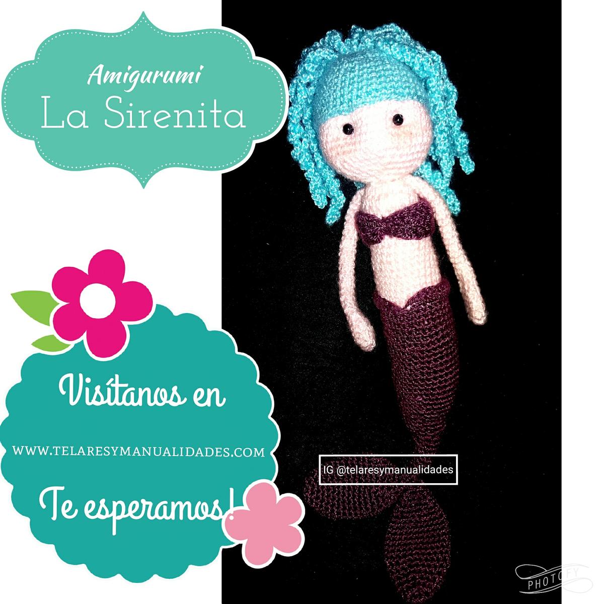 amigurumi sirenita lily 3a parte