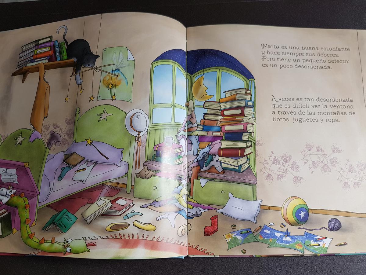 caos, desorden, interior Marta el hada desordenada