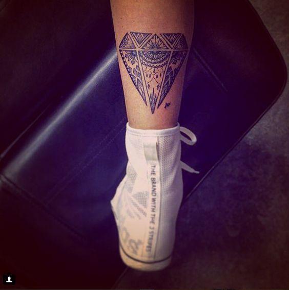 diseño diamantes y mandala