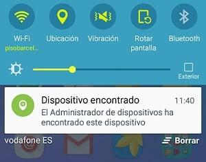 dispositivo encontrado con google