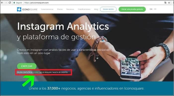 buscar gente con Iconosquare
