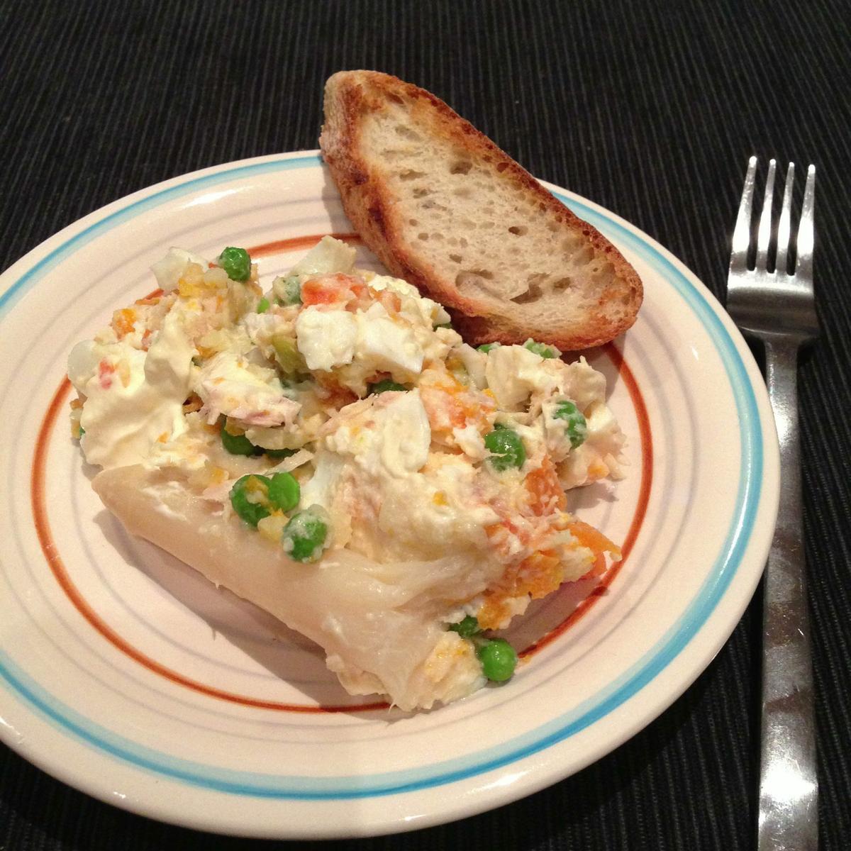 ensaladilla rusa comer de picnic