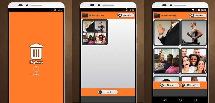 cómo recuperar fotos y videos eliminados o borrados en un celular o movil Android con apps de recuperación de archivos desaparecidos