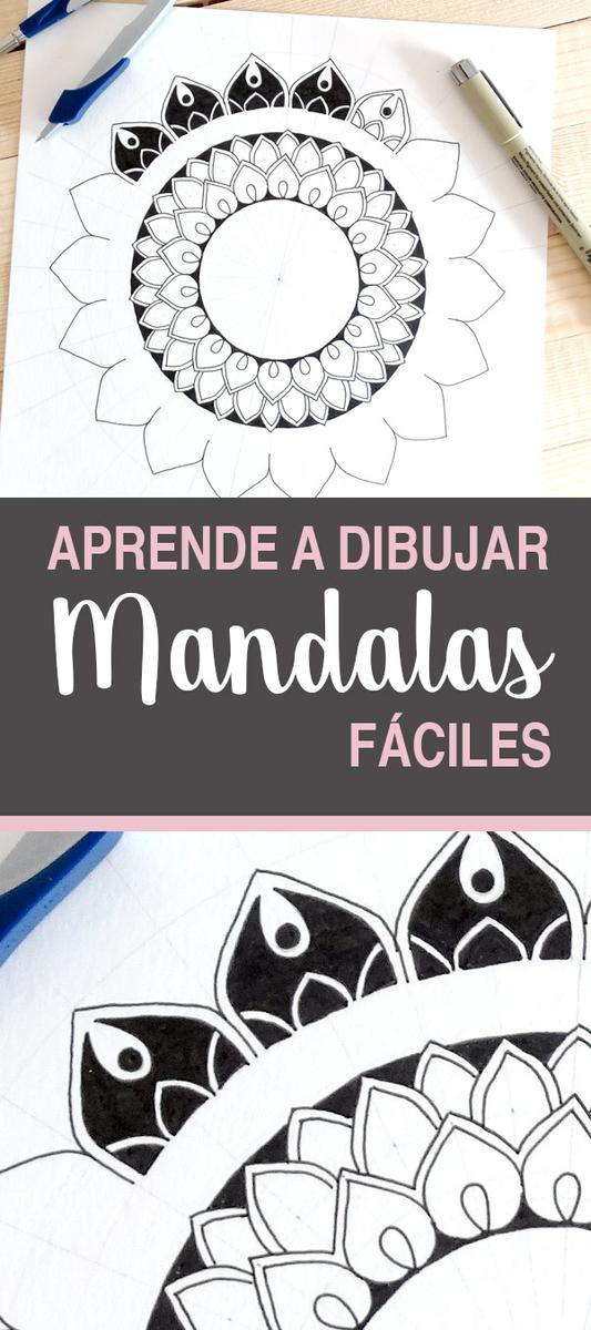dibujar mandalas faciles