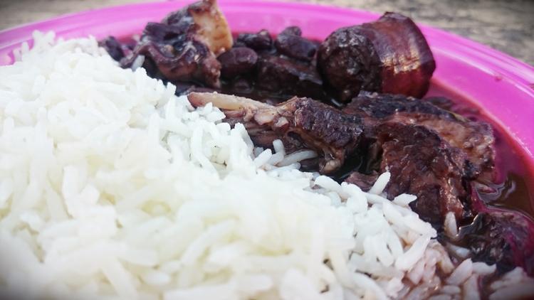 Receta arroz con feijoada
