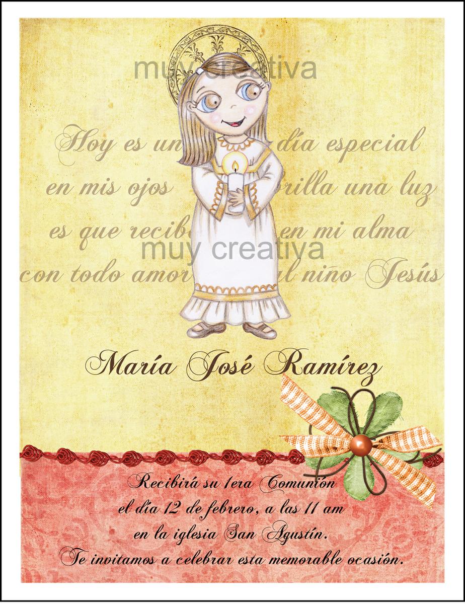 Tarjetas De Comunión Originales39