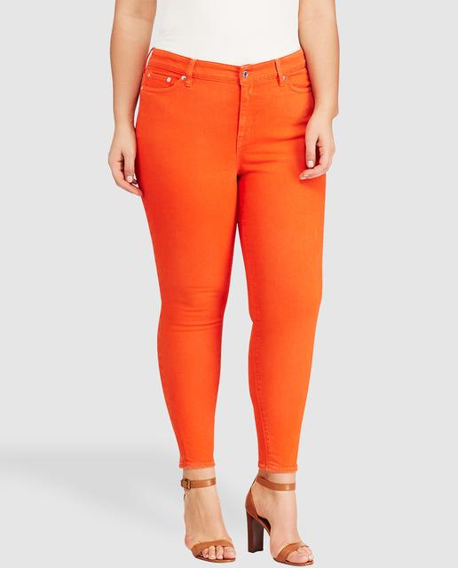 ¿ Conoces las prendas forma Siluetas de El Corte Inglés ? - pantalones naranjas tallas grandes