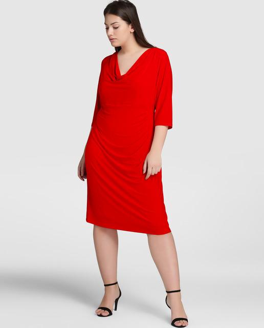 ¿ Conoces las prendas forma Siluetas de El Corte Inglés ? - vestidos rojos tallas grandes