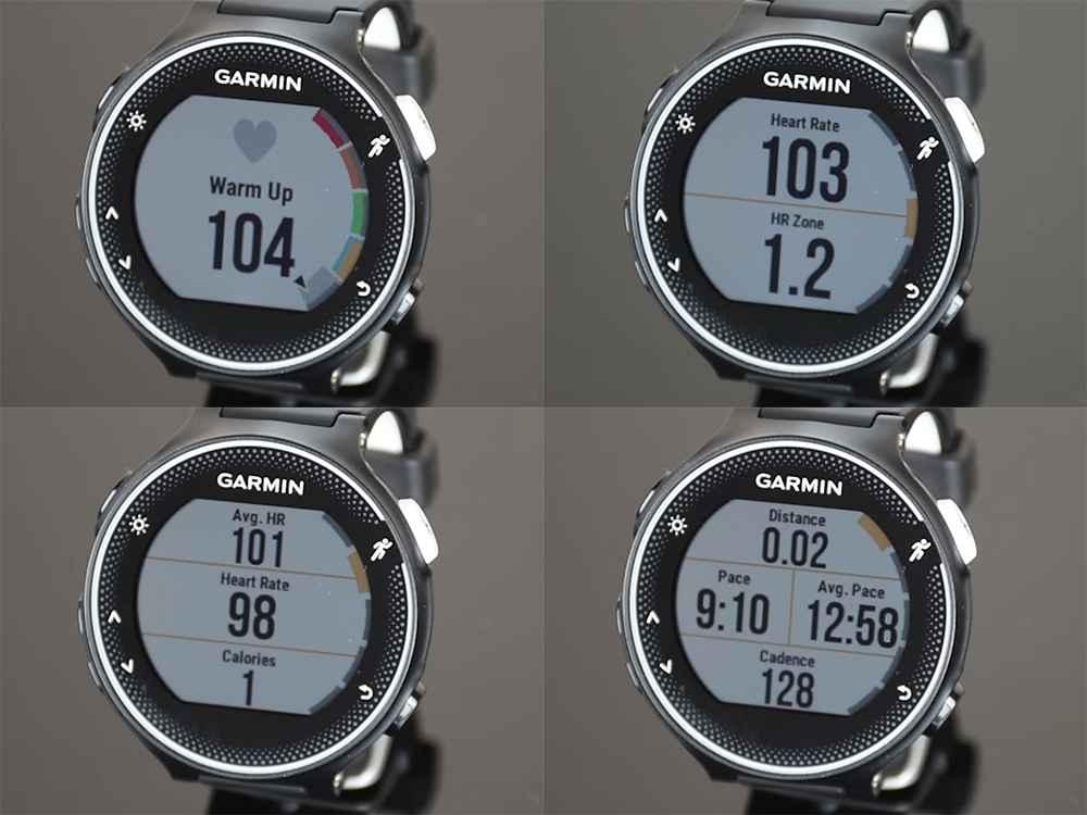 Configuracion pantallas FR230