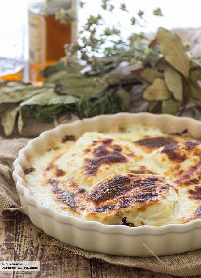 bacalao gratinado al horno