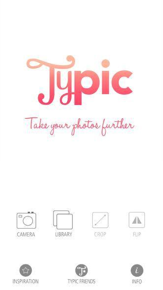 Una app favorita para editar fotos: Typic