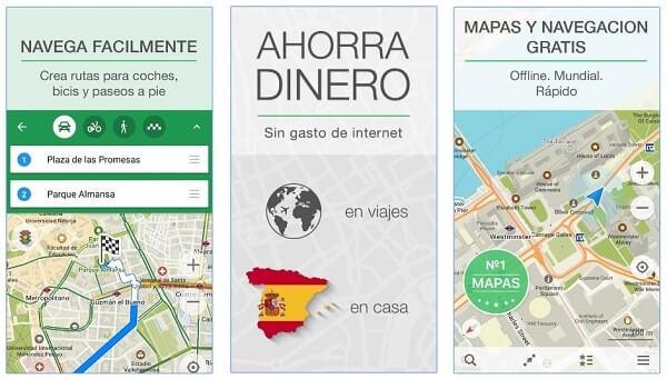 Maps.me navegador gps android
