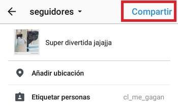 opcion compartir