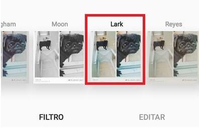 elegir filtro