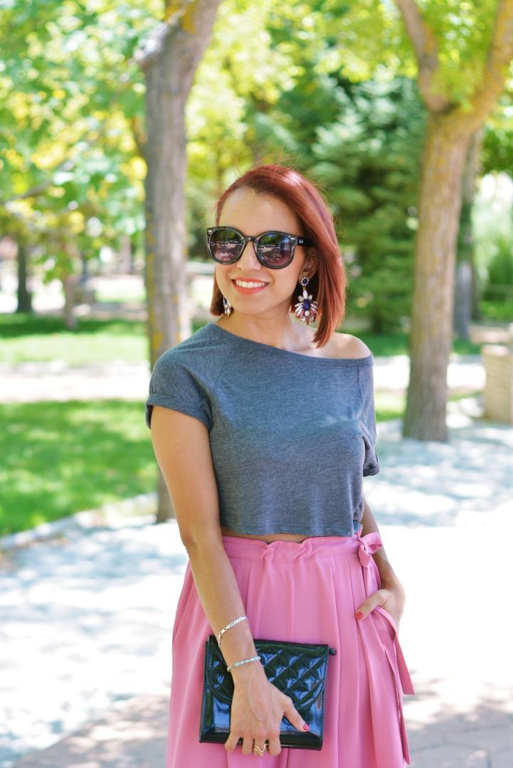 Outfit con pendientes XL