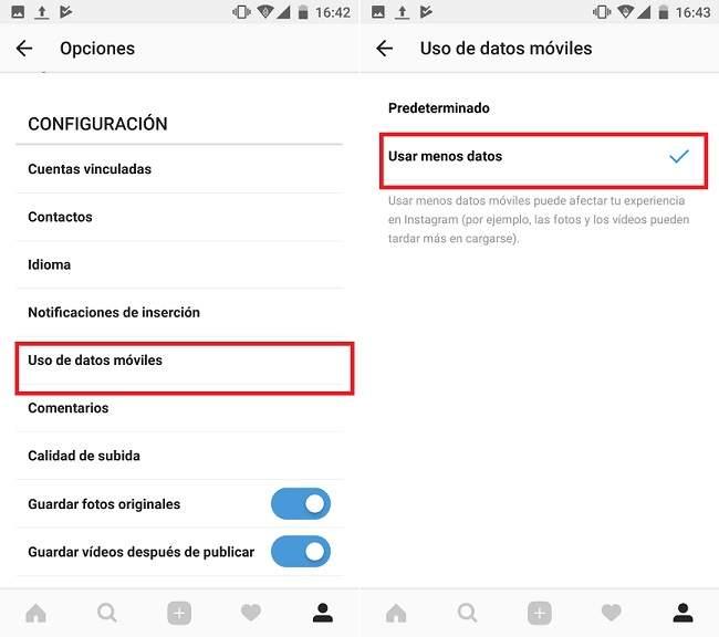 como ahorrar datos en Android apps para que gasten menos megas e internet trucos consejos y recomendaciones para ajustar las aplicaciones como Twitter WhatsApp Facebook Instagram YouTube o Netflix