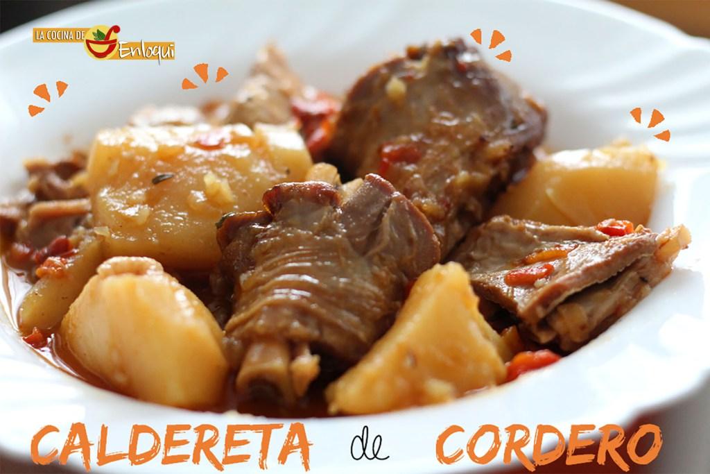 Receta caldereta de cordero