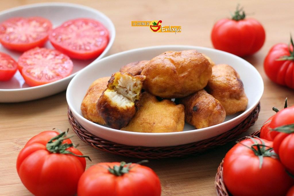 Pavías de bacalao receta