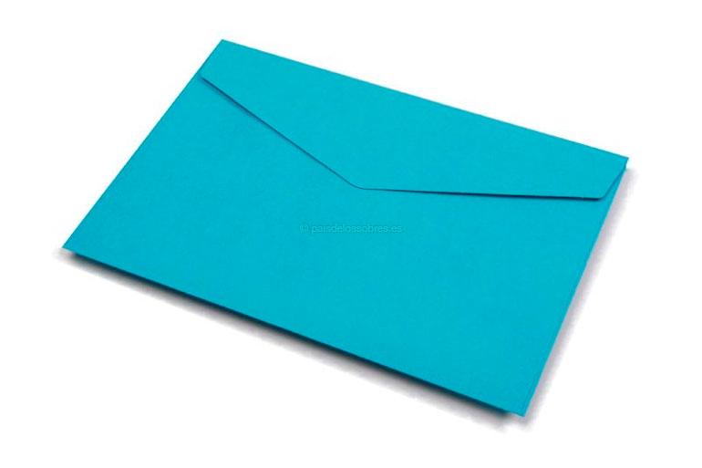 sobres de colores papel