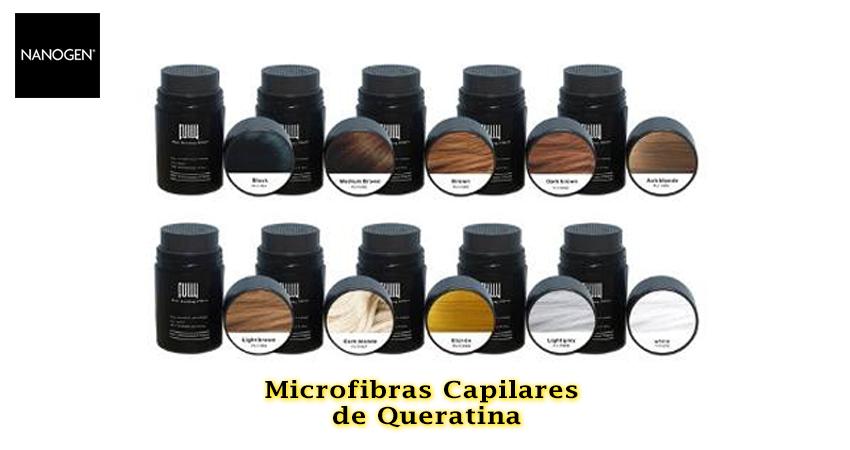 Microfibras capilares de queratina