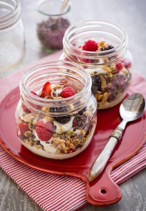 yogur con frutas
