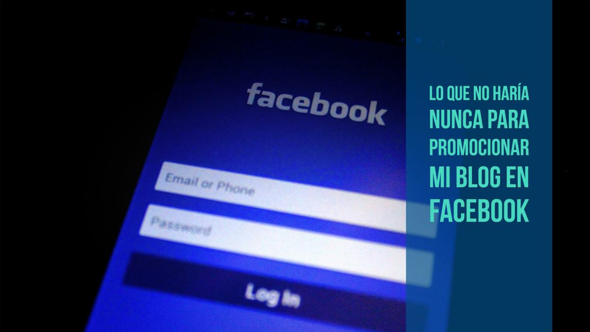 promocionar mi blog en Facebook
