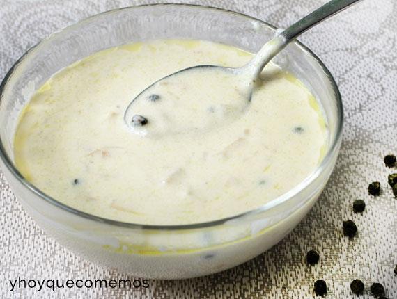 salsa de pimienta verde