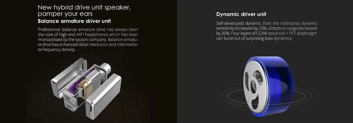 KZ-ES3 auriculares desmontables in-ear de alta fidelidad HiFi convertibles en cascos inalambricos por bluetooth