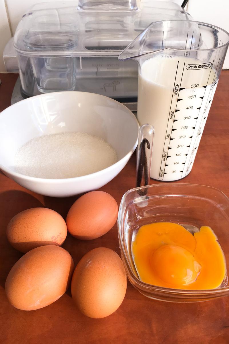 flan de vainilla ingredientes