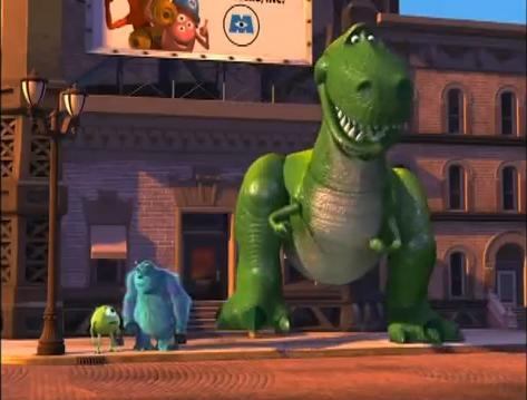 toy story en monsters inc