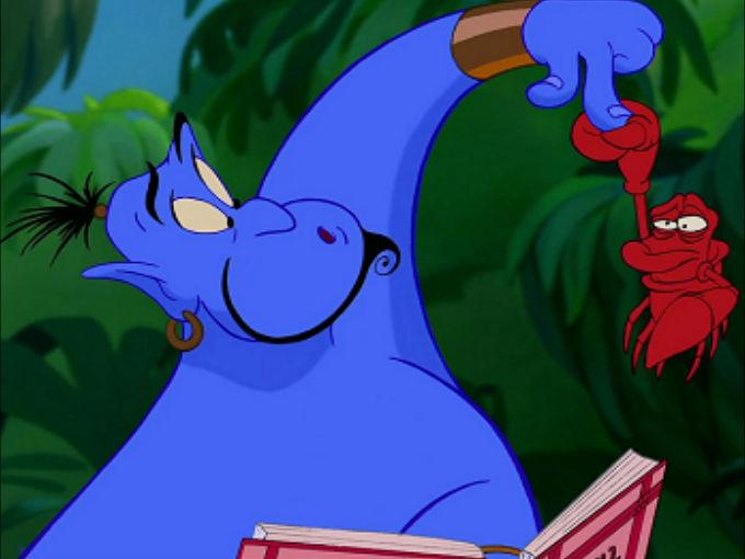 la sirenita en aladdin