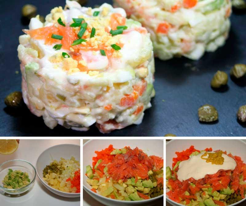 receta ensaladilla de salmon