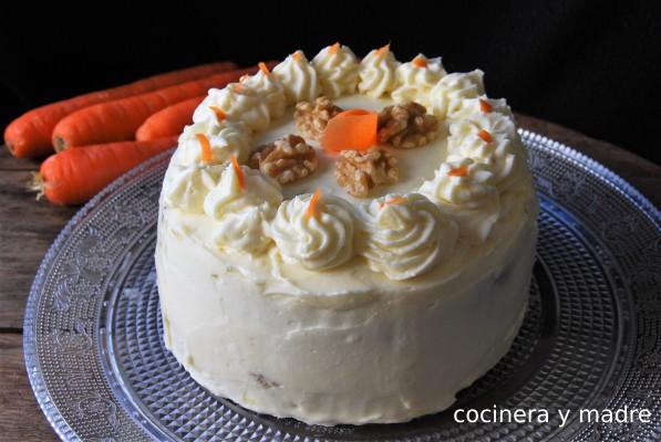 Tarta de zanahoria casera y fácil