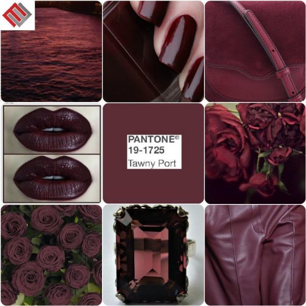 pantone tawny port color tendencia otoño 2017