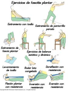 Ejercicios fascitis plantar
