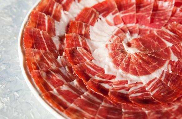 plato jamon iberico