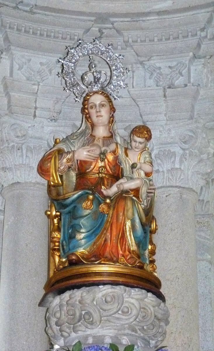 Virgen de las Cabezas. Monasterio de Armenteira.